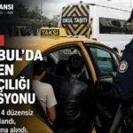İstanbul’da Göçmen Kaçakçılığı Operasyonu: Ticari Takside 4 Düzensiz Göçmen Yakalandı
