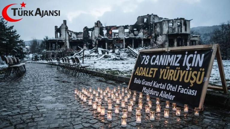 “78 Canımız İçin Adalet Yürüyüşü” Bolu’dan Ankara’ya Başladı: Bolu Grand Kartal Otel Yangını