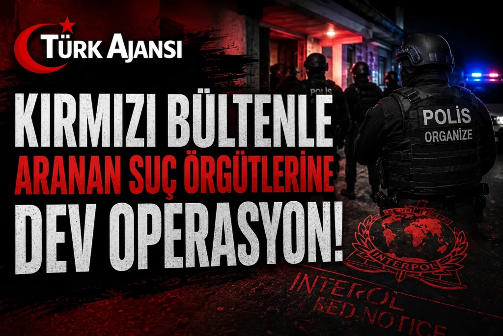 Kırmızı Bültenle Aranan Suç Örgütlerine Operasyon: 28 Şüpheli Gözaltında