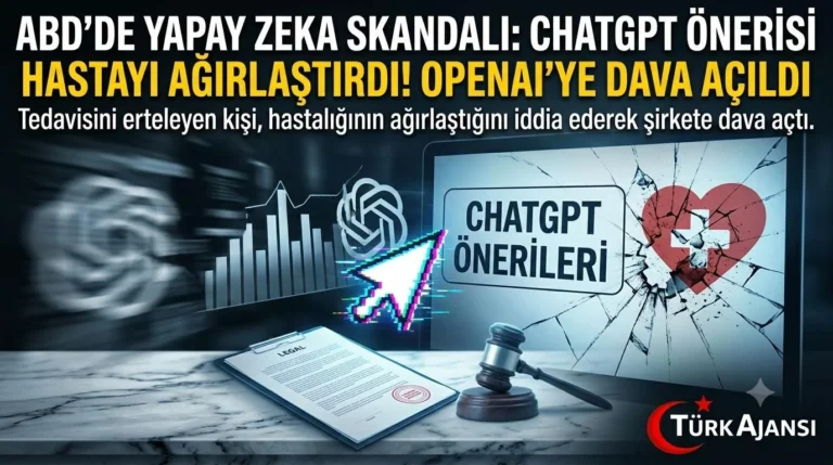 ABD’de ChatGPT Önerileri Nedeniyle Açılan Dava Açıldı!