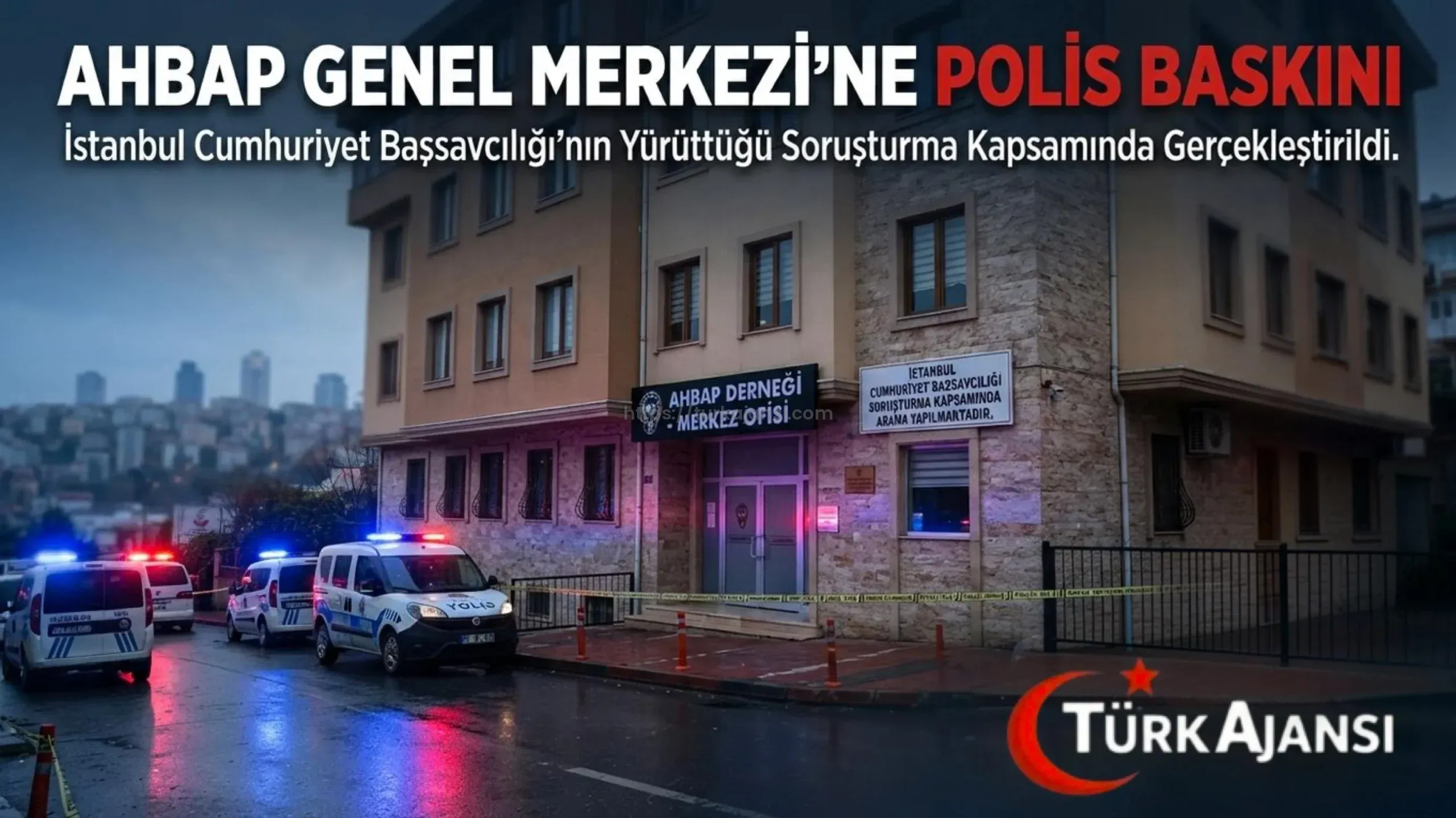 AHBAP Derneği Ofisine Polis Baskını Gerçekleştirildi