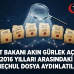 Adalet Bakanı Akın Gürlek’ten Faili Meçhul Dosyalar Açıklaması
