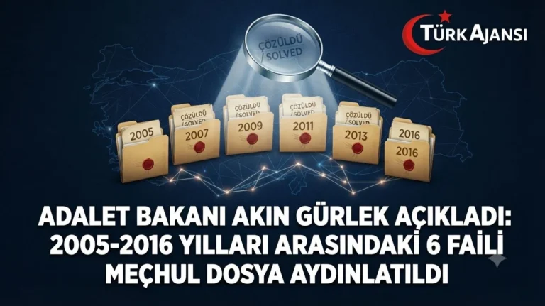 Adalet Bakanı Akın Gürlek’ten Faili Meçhul Dosyalar Açıklaması