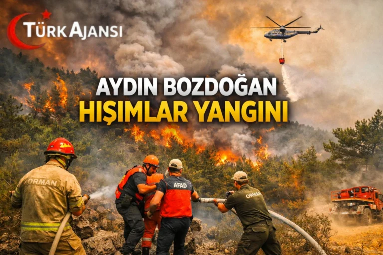 Aydın Bozdoğan Hışımlar Orman Yangını Kontrol Altında: Yeşil Vatan İçin Canla Başla Mücadele