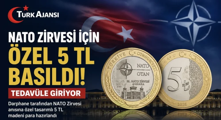 NATO Ankara Zirvesi anısına 5 liralık hatıra parası basıldı