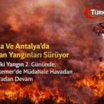 Muğla Ve Antalya’da Orman Yangınları Sürüyor