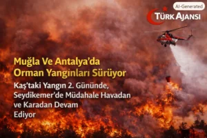 Muğla Ve Antalya’da Orman Yangınları Sürüyor
