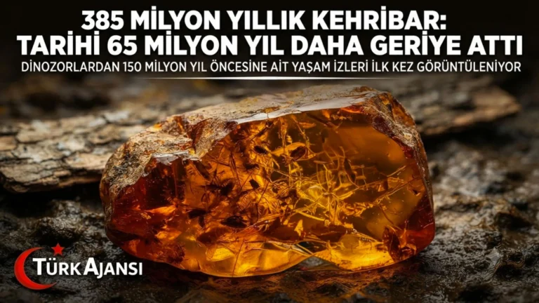 Bilim Dünyasını Heyecanlandıran Keşif: Çin’de 385 Milyon Yıllık Kehribar Bulundu