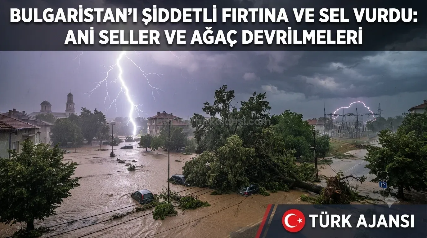 Bulgaristan’ı Şiddetli Fırtına ve Sel Vurdu: Ani Seller Ve Ağaç Devrilmeleri