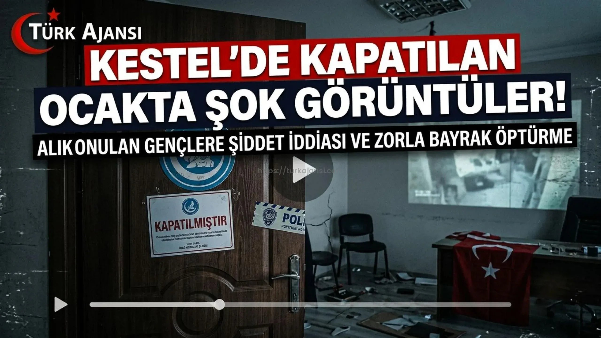 Bursa’da Ülkü Ocakları Şubesinde Çekildiği İddia Edilen Görüntüler İncelemeye Alındı