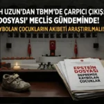 CHP Milletvekili Salih Uzun’dan Meclis’te Çarpıcı “Epstein Dosyası” Vurgusu: “Depremde Kaybolan Çocukların Akıbeti Araştırılmalı!”