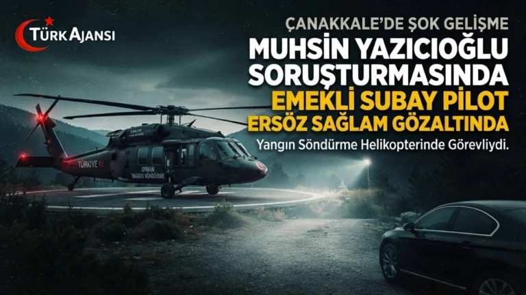 Çanakkale’de Muhsin Yazıcıoğlu Soruşturmasında Emekli Subay Gözaltında