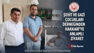 Şehit Ve Gazi Çocukları Derneğinden Hakkari’ye Anlamlı Ziyaret