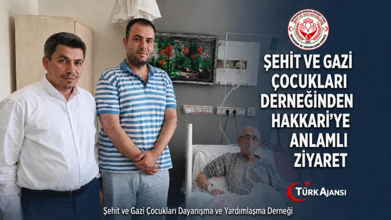Şehit Ve Gazi Çocukları Derneğinden Hakkari’ye Anlamlı Ziyaret