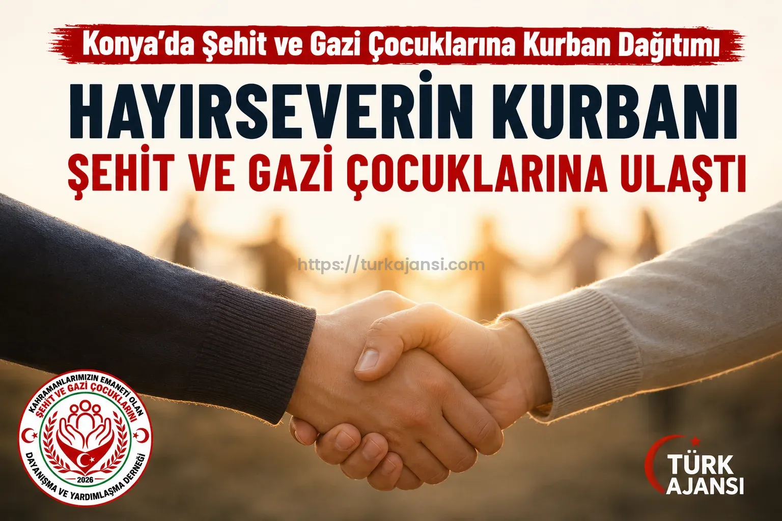 Konya’da Şehit ve Gazi Çocuklarına Kurban Dağıtımı