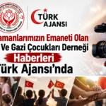 Kahramanlarımızın Emaneti Olan Şehit Ve Gazi Çocukları Derneği Haberleri Türk Ajansı’nda