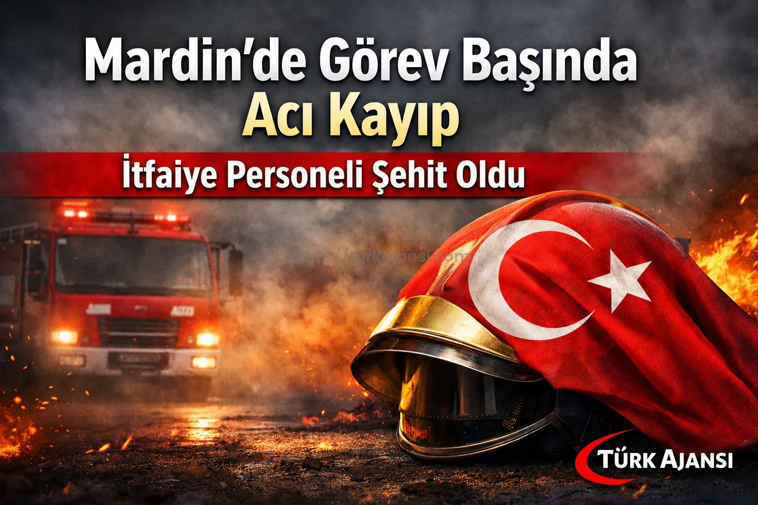 Mardin’de Görev Başında Acı Kayıp: İtfaiye Personeli Şehit Oldu