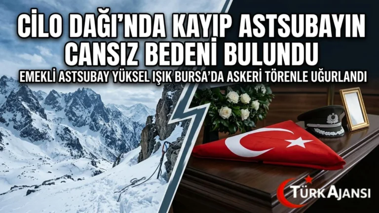 Cilo Dağı’ndaki Zirve Tırmanışında Hayatını Kaybeden Emekli Astsubay Son Yolculuğuna Uğurlandı