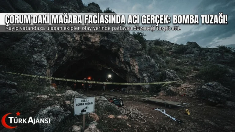 Çorum’daki Mağara Faciasında Kan Donduran Gerçek: Cenazeye Ulaşıldı, Mağara Bomba Tuzaklı Çıktı