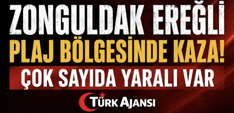 Zonguldak Ereğli Plaj Bölgesinde Kaza: Çok Sayıda Yaralı