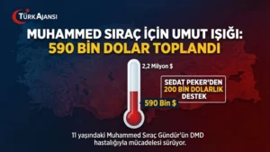 DMD Hastası Sıraç İçin Umut Kampanyası: Katak Arama Kurtarma ve Türk Ajansı’ndan Destek Çağrısı