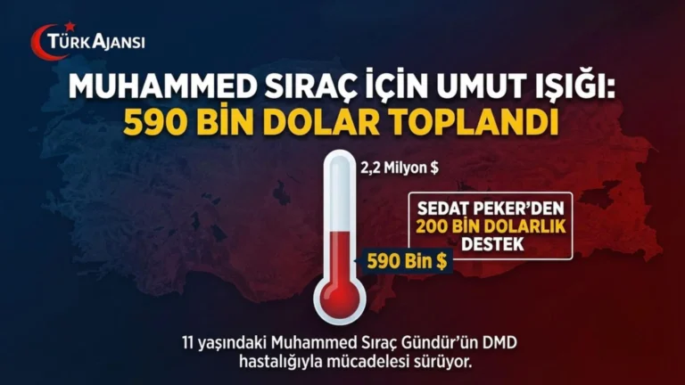 DMD Hastası Sıraç İçin Umut Kampanyası: Katak Arama Kurtarma ve Türk Ajansı’ndan Destek Çağrısı