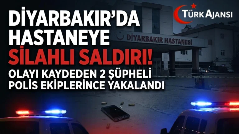 Diyarbakır’da Hastaneye Silahlı Saldırı: O Anları Kaydeden 2 Şüpheli Yakalandı