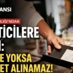 Bakanlıktan Tüketicilere Servis Ücreti Uyarısı: Menüde Yoksa Talep Edilemez