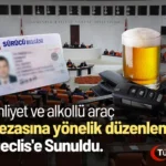 Ehliyet ve Alkollü Araç Cezasına Yönelik Düzenleme Meclis’e Sunuldu: Yeni Promil Sınırları Belirlendi