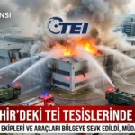 Eskişehir TEI’deki Yangına Askeri İtfaiye Desteği