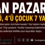 KARABÜK’TE FECİ KAZA: 1 ÖLÜ, 4’Ü ÇOCUK 7 YARALI