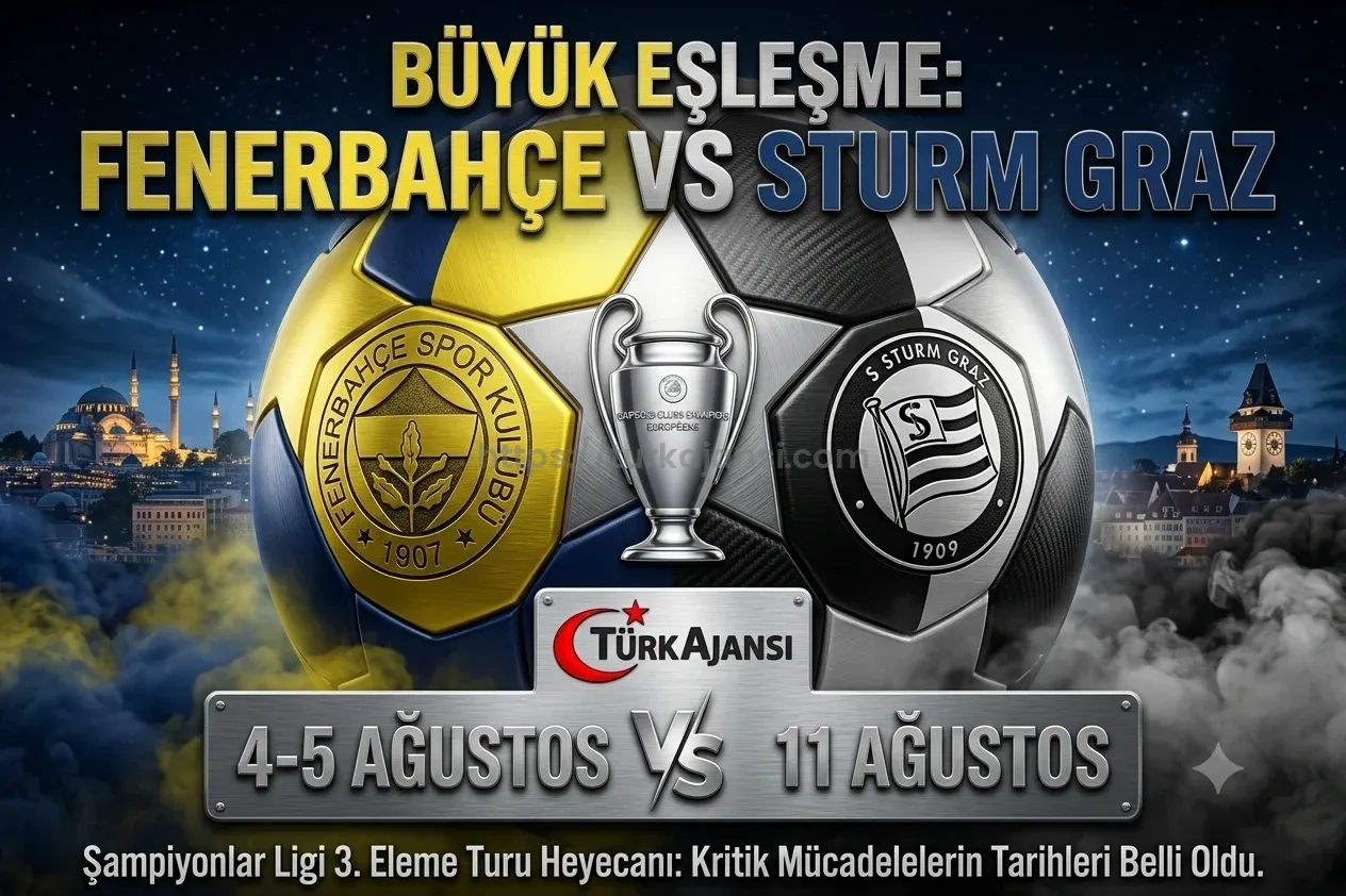 Fenerbahçe Sturm Graz Eşleşmesi: 3. Eleme Turu’nda Kritik Rakip Belli Oldu
