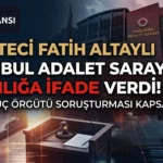 Gazeteci Fatih Altaylı Ahbap Suç Örgütü Soruşturmasında Savcılığa İfade Verdi