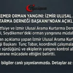 Seydikemer Yangınına Müdahale Sürüyor.