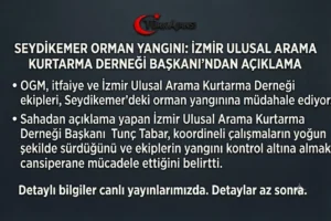 Seydikemer Yangınına Müdahale Sürüyor.