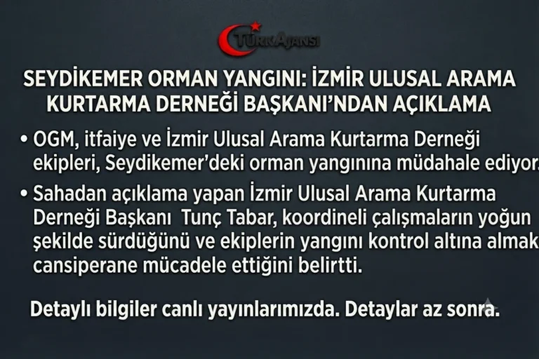 Seydikemer Yangınına Müdahale Sürüyor.