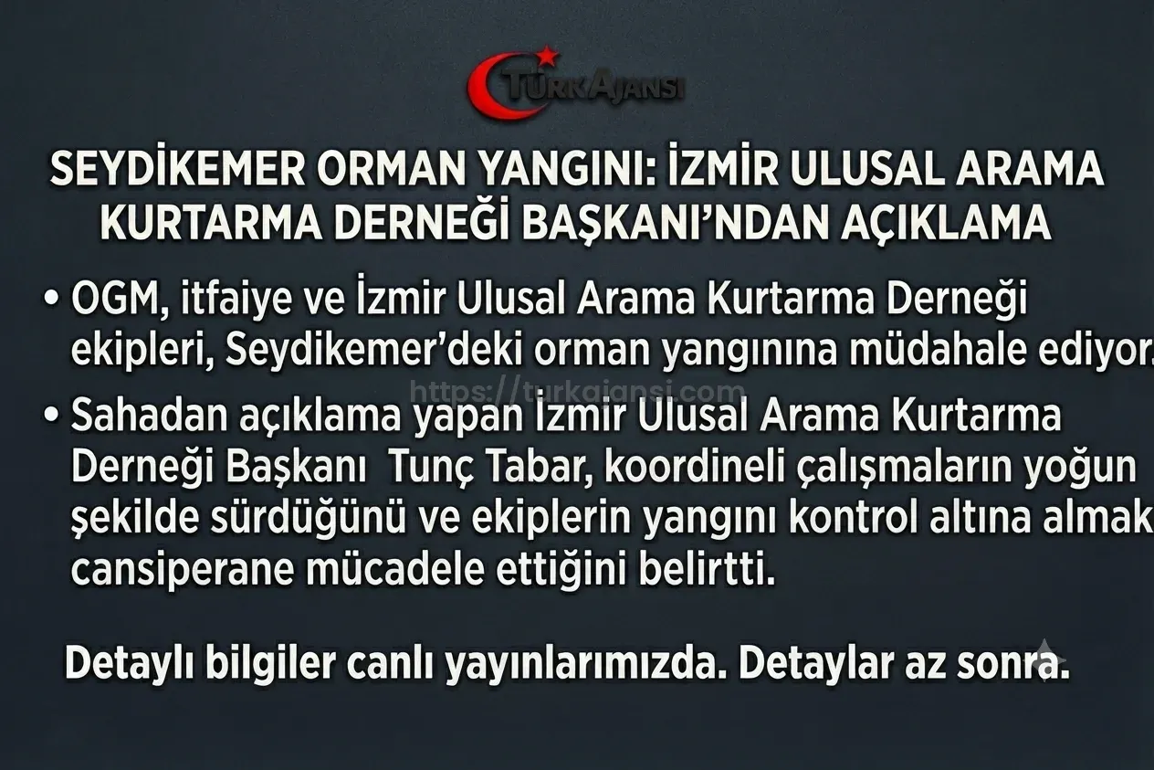 Seydikemer Yangınına Müdahale Sürüyor.