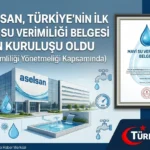 Aselsan Mavi Su Verimliliği Belgesi Aldı