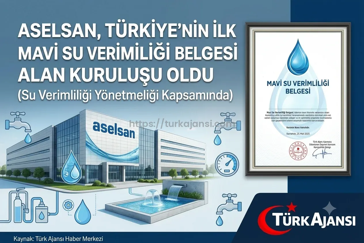 Aselsan Mavi Su Verimliliği Belgesi Aldı
