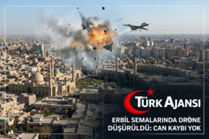 Erbil Semalarında Şahed-136 İHA Düşürüldü