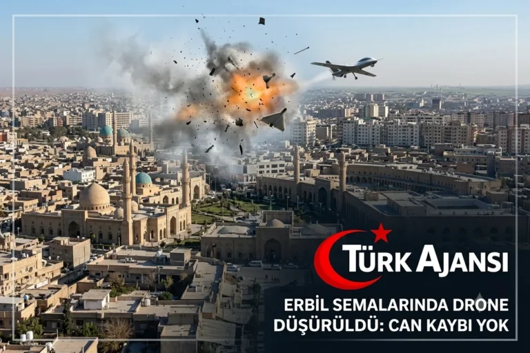 Erbil Semalarında Şahed-136 İHA Düşürüldü