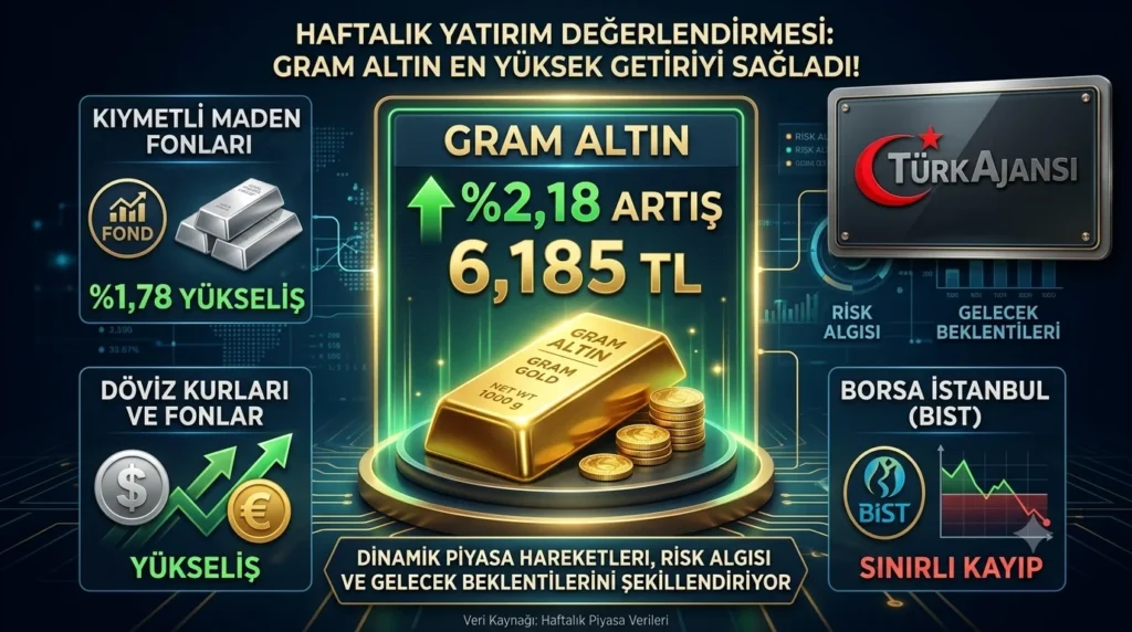 Haftalık Yatırım Araçları Performansı: Altın Zirvede, 8 Araçtan 7'si Kazandırdı 3 Haftalık Yatırım Araçları Performansı: Altın Zirvede, 8 Araçtan 7’si Kazandırdı