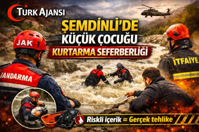 Şemdinli’de Küçük Çocuğu Kurtarmak İçin Zamanla Yarış!