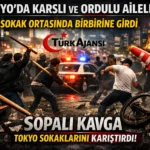 Tokyo’da Karslı Ve Ordulu Aileler Sokak Ortasında Birbirine Girdi