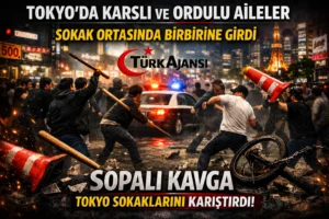 Tokyo’da Karslı Ve Ordulu Aileler Sokak Ortasında Birbirine Girdi