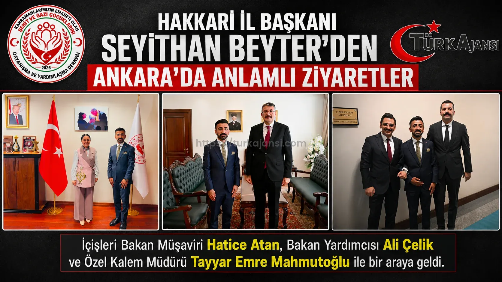 Hakkari İl Başkanı Seyithan Beyter’den Ankara’da Anlamlı Ziyaretler