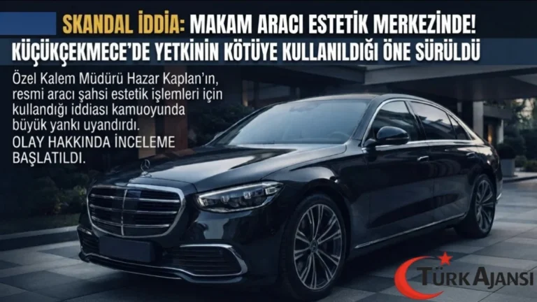 Küçükçekmece’de Makam Aracı Skandalı: Resmi Araçla Estetik Seansı İddiası!