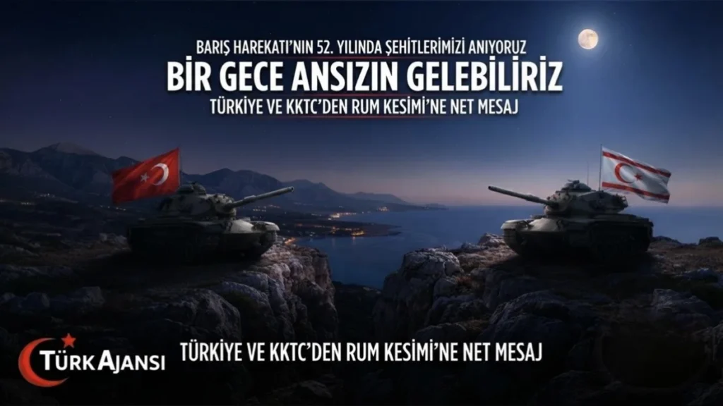 Kıbrıs Barış Harekatı’nın 52. Yılında Şehit Ve Gazilerimize Minnet, Rum Kesimine Net Mesaj 2 Kıbrıs Barış Harekatı’nın 52. Yılında Şehit Ve Gazilerimize Minnet, Rum Kesimine Net Mesaj