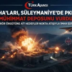 İran İHA’ları Süleymaniye’de Pkk Depolarını Vurdu