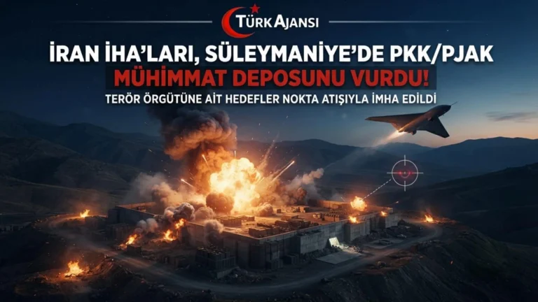 İran İHA’ları Süleymaniye’de Pkk Depolarını Vurdu